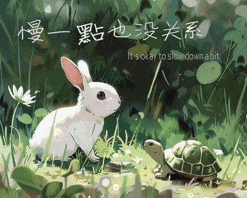 慢一点也没关系