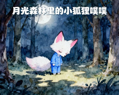 月光森林里的小狐狸噗噗