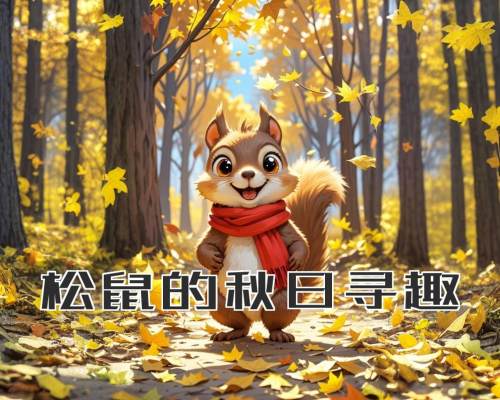 松鼠的秋日寻趣