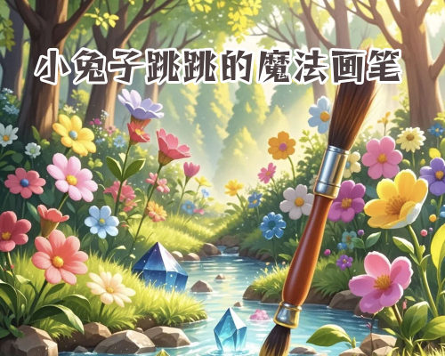 小兔子跳跳的魔法画笔