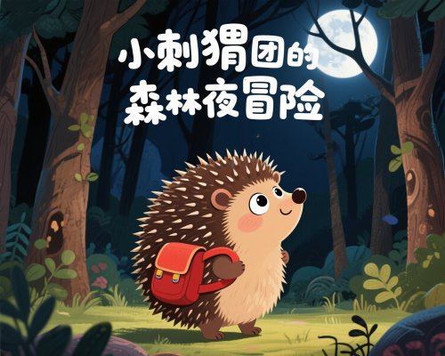 小刺猬团团的森林夜冒险