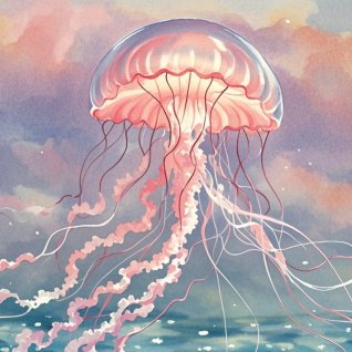 毒毒粉水母