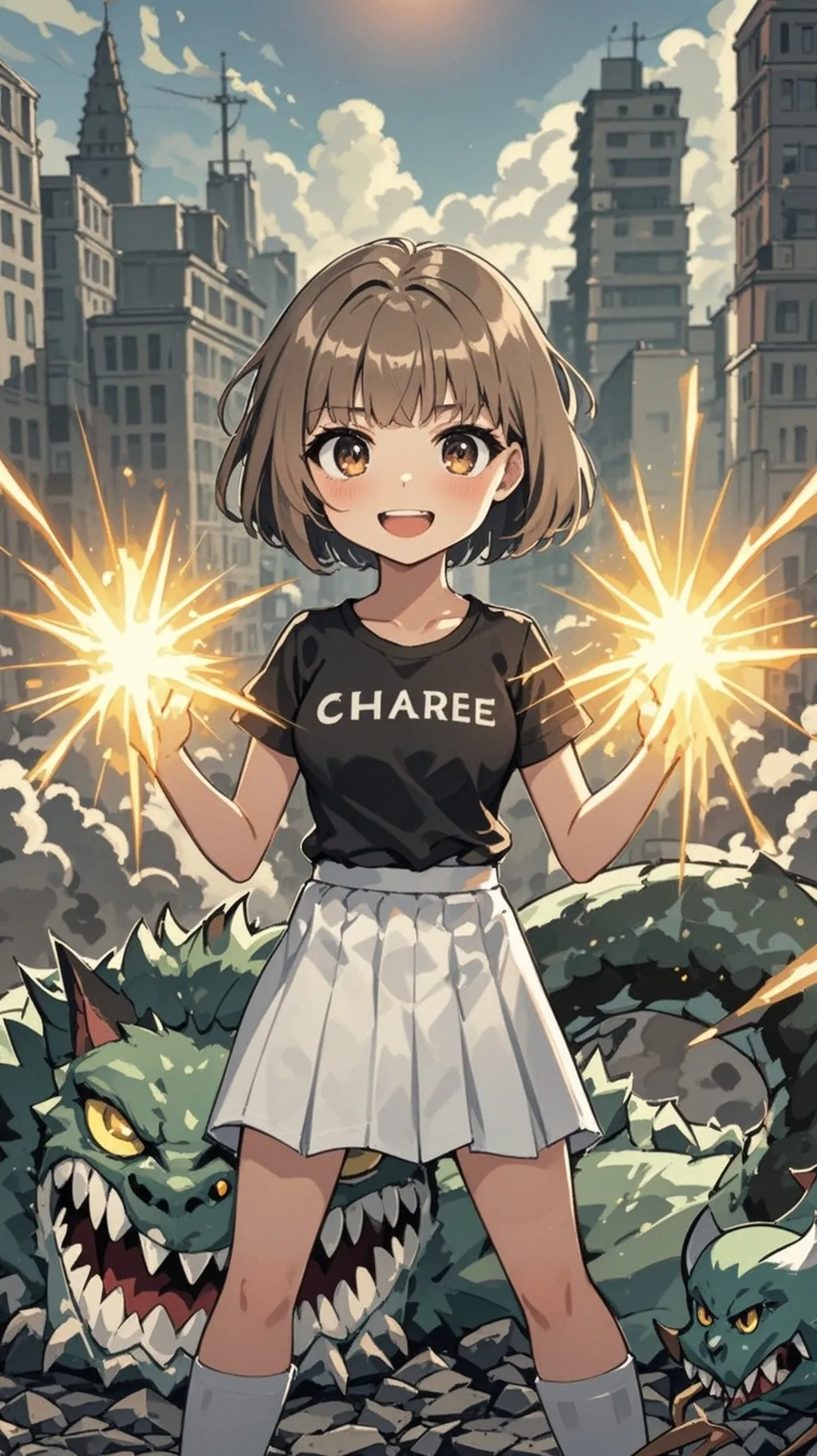 少女超能力大战怪兽