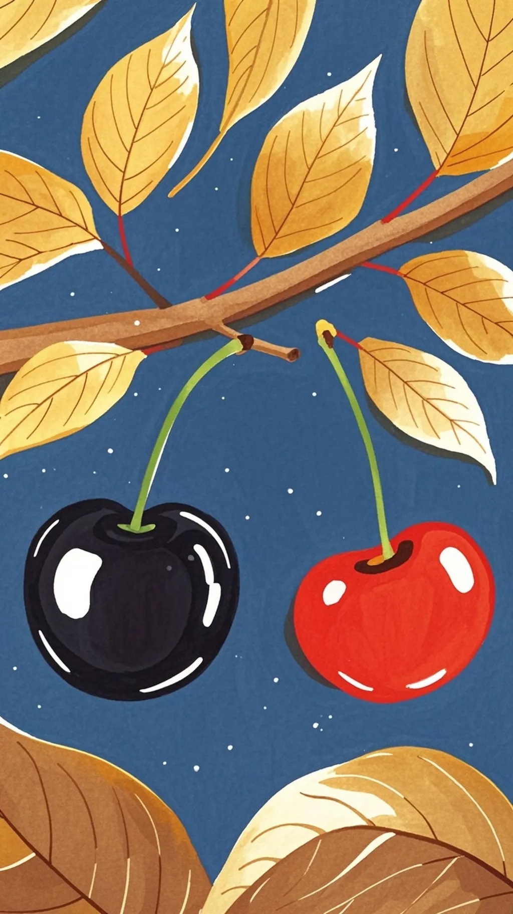 黑豆儿和红樱桃的秋天之旅