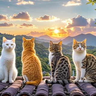 猫与余晖